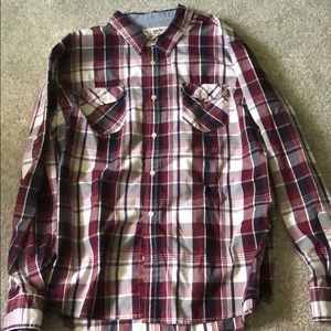 Red and Blue checkered dress shirt